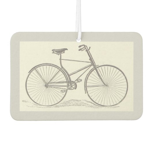 , ouderwetse fietsenweergave luchtverfrisser (Voorkant)