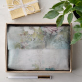 Ouderwetse gemengde techniek blauwe, roze, witte b tissuepapier (Geschenk)