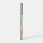 Ouderwetse gestileerde wilde rozen iPhone 16 hoesje (Rechterkant)