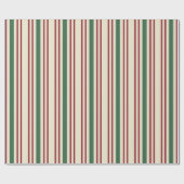 Ouderwetse gestreepte kerstverpakkings papier (Vlak)