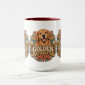 Ouderwetse Golden Retriever Moeder Mok (Midden)