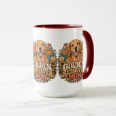 Ouderwetse Golden Retriever Moeder Mok (Voorkant rechts)