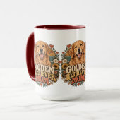 Ouderwetse Golden Retriever Moeder Mok (Voorkant links)
