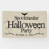 Ouderwetse Griezelspektakel Dolle Volwassen Hallow Spandoek (Horizontaal)