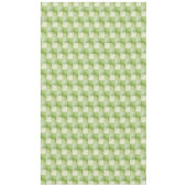 Ouderwetse groen-gele ecru patchworklook tafelkleed (Voorkant)