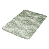 Ouderwetse groene botanische patroon badmat (Gekanteld)