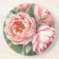 Ouderwetse grote roze bloemen