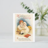 ouderwetse halloween, Boy & Girl Briefkaart (Staand voorkant)