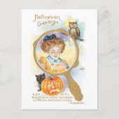 ouderwetse Halloween Briefkaart (Voorkant)