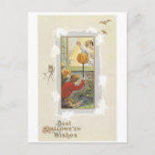 ouderwetse Halloween Briefkaart (Voorkant)