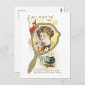 ouderwetse Halloween Briefkaart (Voorkant / Achterkant)