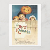 ouderwetse Halloween Briefkaart (Voorkant)