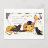ouderwetse halloween, Crow Briefkaart (Voorkant)