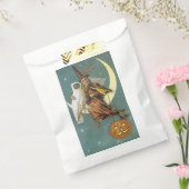 ouderwetse Halloween, heks met Owl Bedankzakje (Gezegeld)