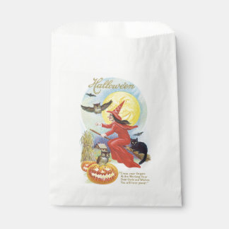 ouderwetse halloween, heks & owl bedankzakje