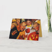 ouderwetse halloween kaart (Voorkant)