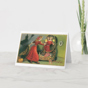 ouderwetse Halloween Kaart