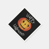 ouderwetse halloween, pompoen (jack-o'-lantaarn) servet (Hoek)