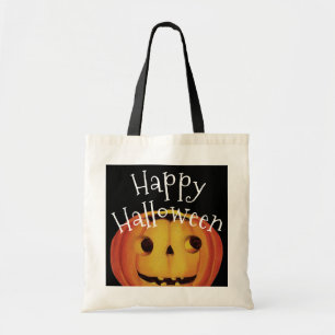 ouderwetse halloween, pompoen (jack-o'-lantaarn) tote bag