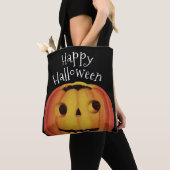 ouderwetse halloween, pompoen (jack-o'-lantaarn) tote bag (Dichtbij)