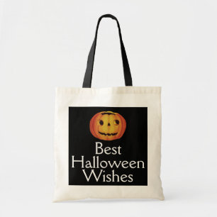 ouderwetse halloween, pompoen (jack-o'-lantaarn) tote bag