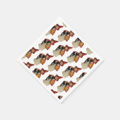 ouderwetse Halloween, witch girl met zwarte kat Servetten (Hoek)