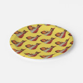 ouderwetse Halloween, witch girl Papieren Bordje (Gekanteld)