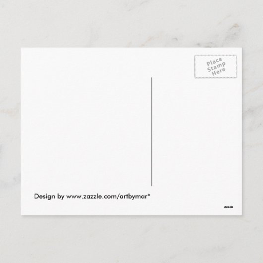 Ouderwetse  Home Christmas Briefkaart (Achterkant)