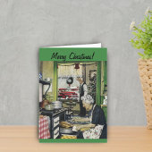 Ouderwetse  Home Christmas Kaart