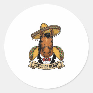 Ouderwetse Huilende Wolven Volledige Maan Vector D Ronde Sticker