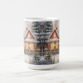 ouderwetse huis kerststal Mok (Center)