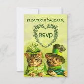 OUDERWETSE IERSE KATTEN, ST.PATRICK'S DAY PARTY RS RSVP KAARTJE (Voorkant)