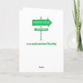 Ouderwetse Kerst Elven Vrolijk en helder Feestdagen Kaart (Achterkant)