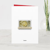 Ouderwetse kerst Kaart (Achterkant)