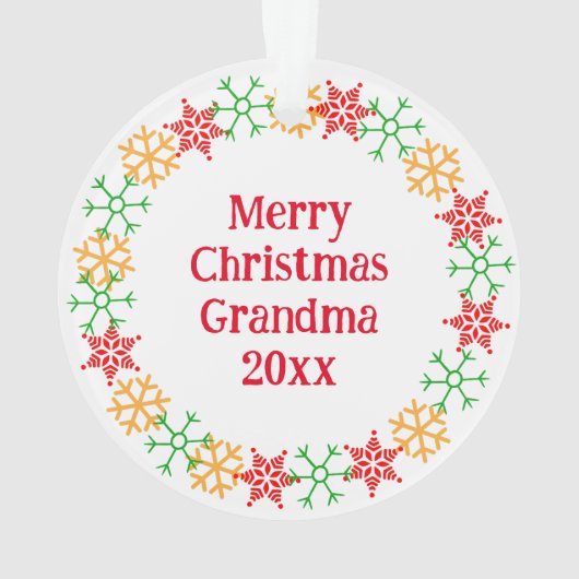 Ouderwetse kerst  rode vrachtwagen ornament (achterkant)