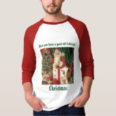 Ouderwetse kerst T-shirt (Voorkant)