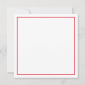 Ouderwetse Kerst Vintage Rode Truck Notitiekaartje (Achterkant)