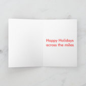 Ouderwetse kerstboom feestdagen kaart (Binnen)