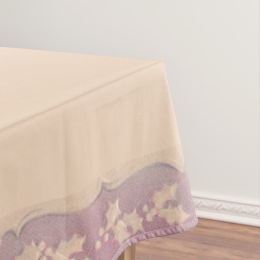 Ouderwetse kerstinkopen tafelkleed (Voorbeeld)