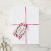 Ouderwetse Kerstman Kerstcadeau Tags Cadeaulabel (Met Touw)
