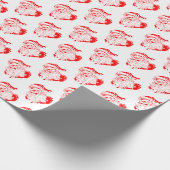 Ouderwetse Kerstman Kerstverpakkings Papier (Hoek)