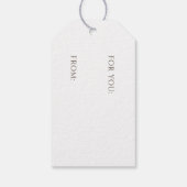 Ouderwetse Kerstman Prettig Kerstfeest Cadeaulabel (Achterkant)