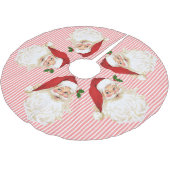 Ouderwetse Kerstman Streep Kerstboom Rok (Gekanteld)