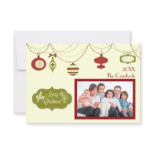 Ouderwetse Kerstmis - 3x5 kerstkaart