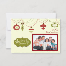 Ouderwetse Kerstmis - 3x5 kerstkaart Kaart