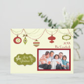 Ouderwetse Kerstmis - Kerstkaart (Staand voorkant)
