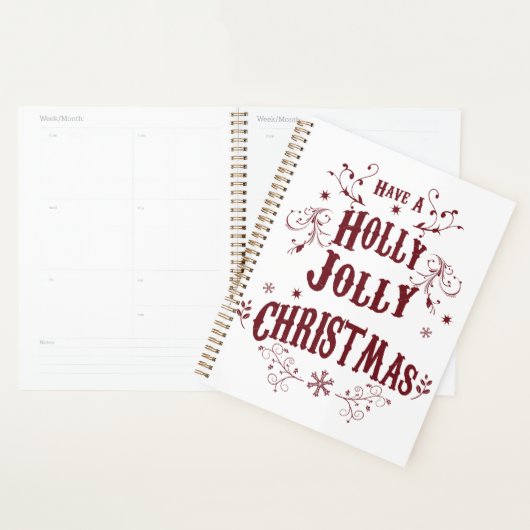 Ouderwetse Kerstmis Planner (Display)