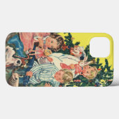 Ouderwetse kerstochtend, kinderen die cadeaus open Case-Mate iPhone case (Achterkant (horizontaal))