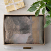 Ouderwetse kippen op het erf tissuepapier (Geschenk)