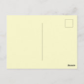 Ouderwetse Klein Meisje Retro Schattig Briefkaart (Achterkant)